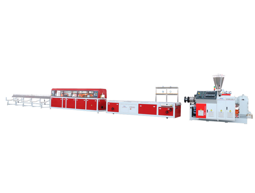 pvc window profile extrusion line