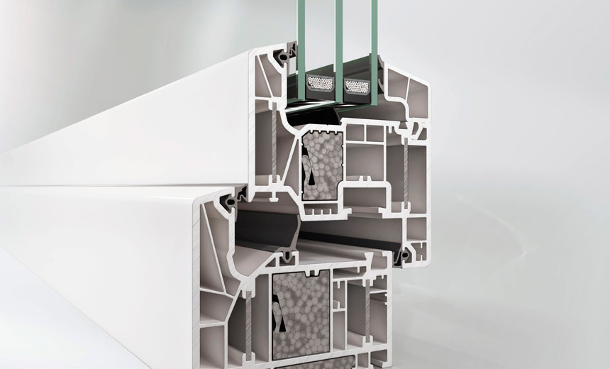 pvc window profile extrusion line