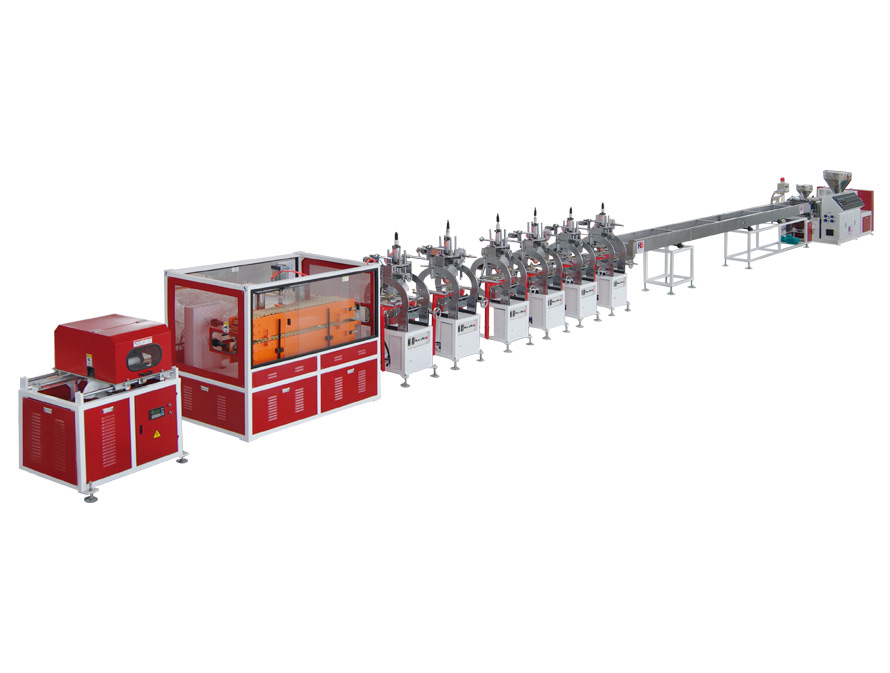 pe foam profile extrusion line