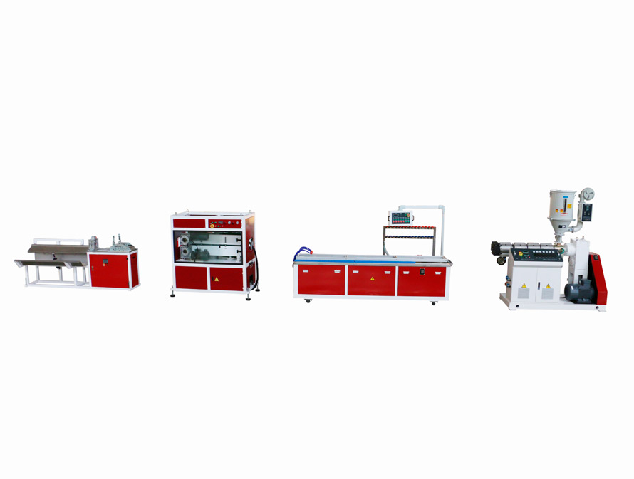 plastic profile extrusion line