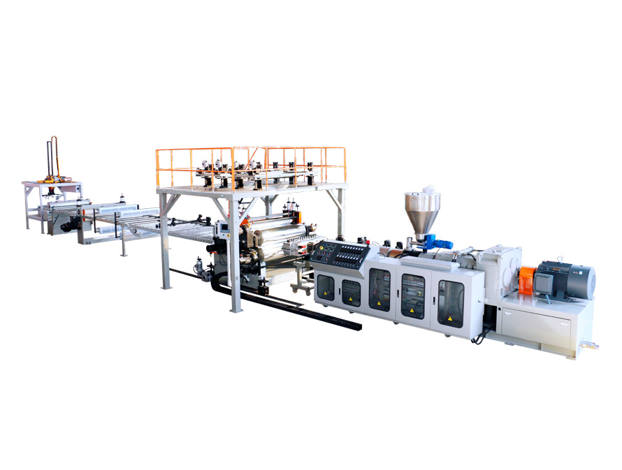 spc floor making machine