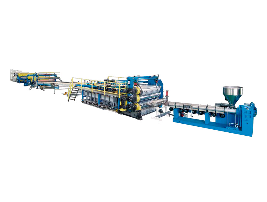 pp pe board extrusion line