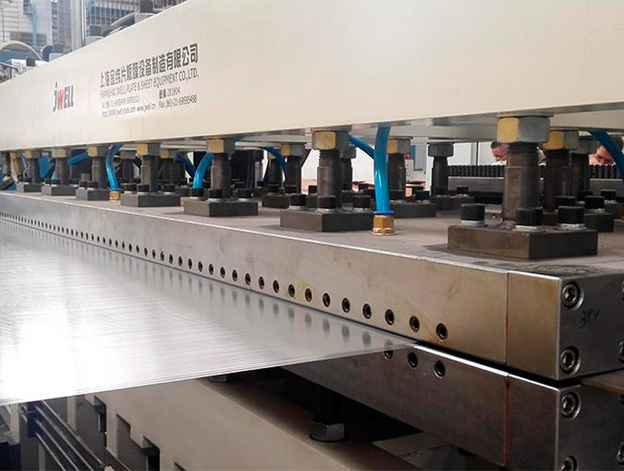 pe hollow sheet production line